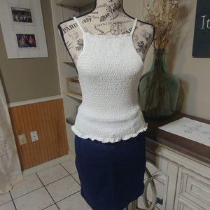 Final Price-Gaze Smocked Tank Top